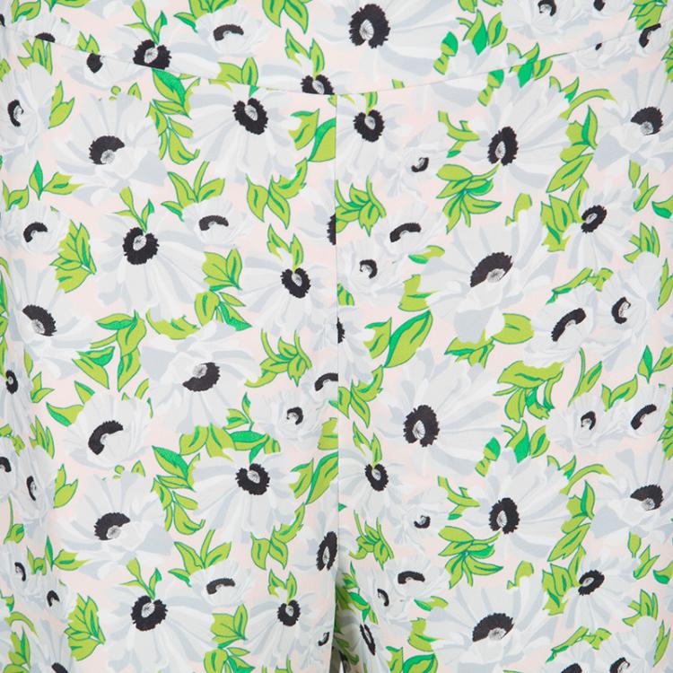 Pre Owned Stella McCartney Mulitcolor Floral Printed Julia Jogger Pants S