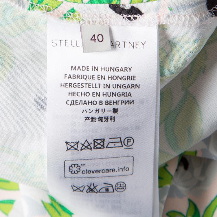 Pre Owned Stella McCartney Mulitcolor Floral Printed Julia Jogger Pants S