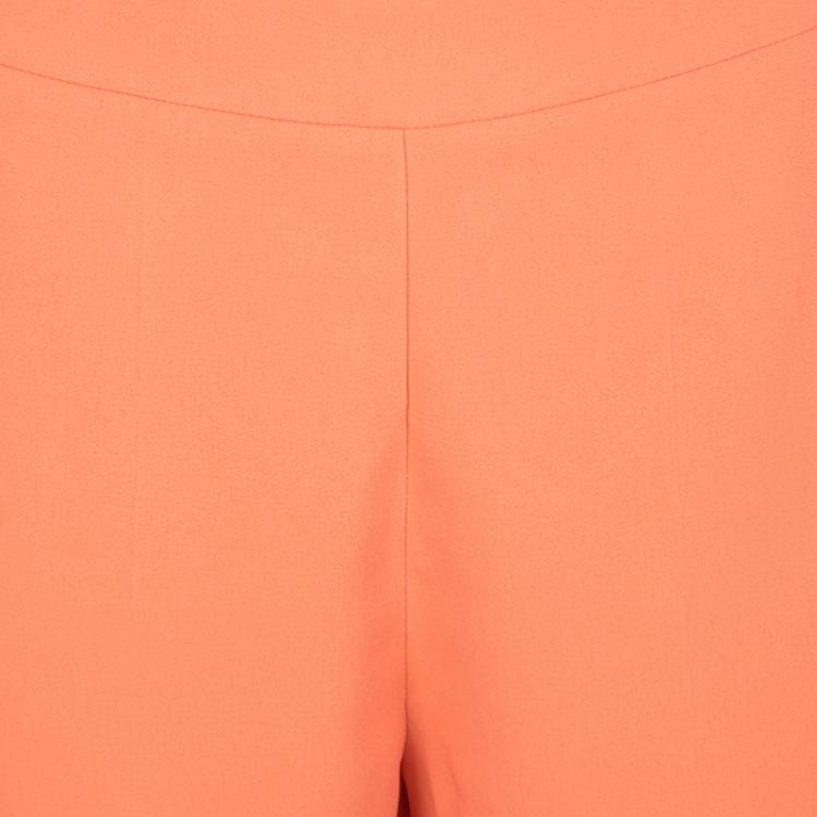 Pre Owned Stella McCartney Orange Julia Stretch Cady Jogger Pants S