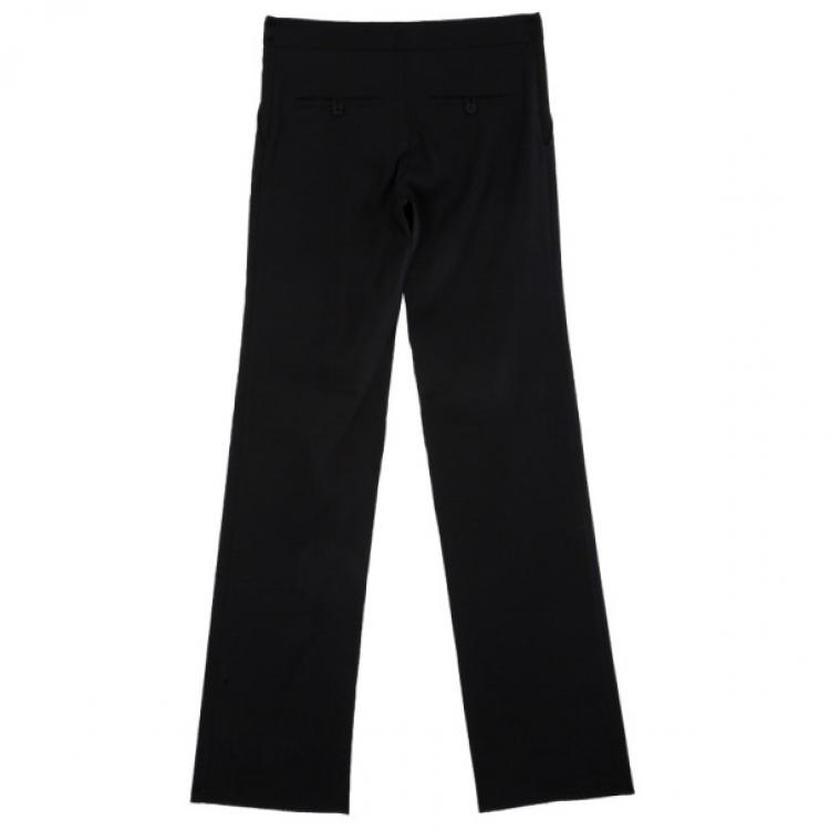 Pre Owned Stella McCartney Black Panel Trousers S