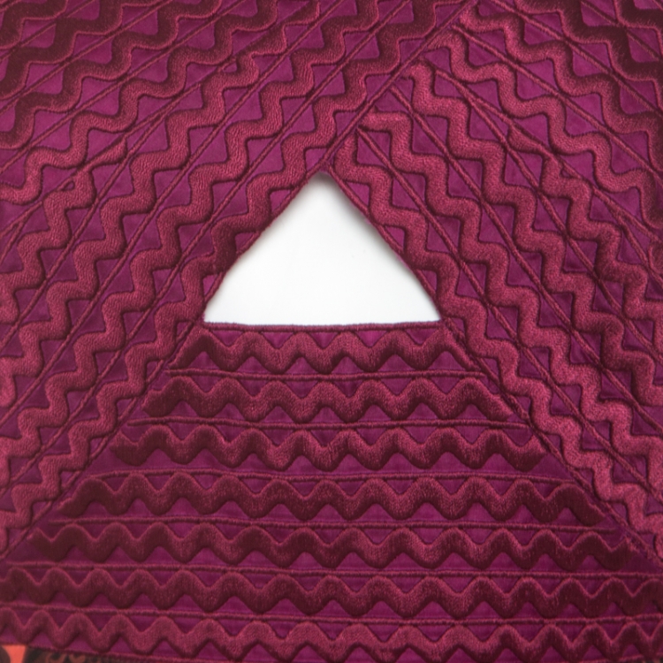 Pre Owned Stella McCartney Multicolor Cross Front Cutout Detail Asymmetric Caroline Dress S