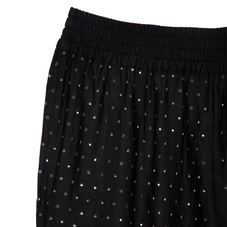 Pre Owned Stella McCartney Studded Harem Pants S
