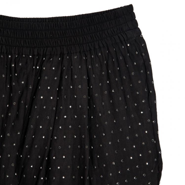 Pre Owned Stella McCartney Studded Harem Pants S