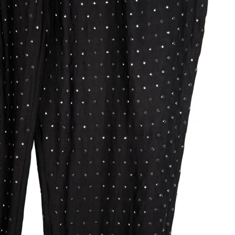 Pre Owned Stella McCartney Studded Harem Pants S