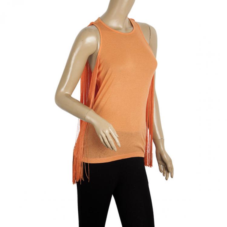 Pre Owned Stella McCartney Fringe Top M