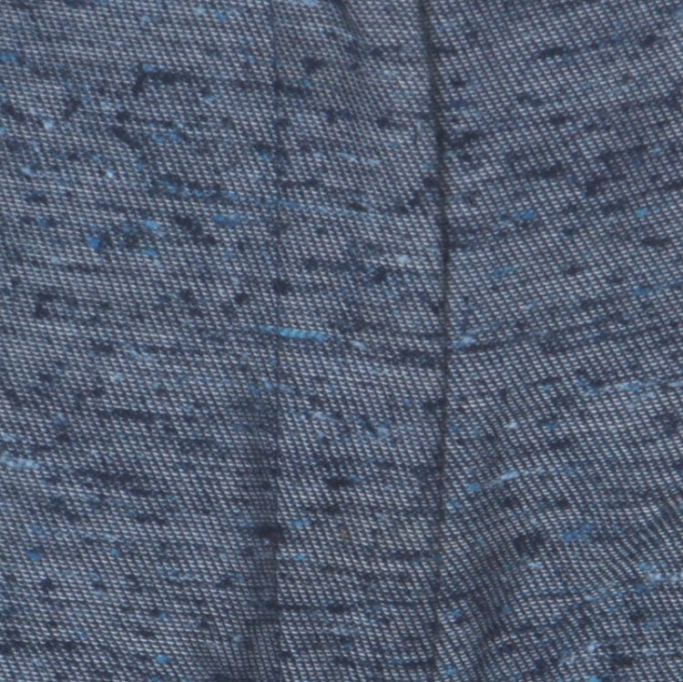 Pre Owned Stella McCartney Marled Blue Pleated Oliver Bouclé Culottes XS