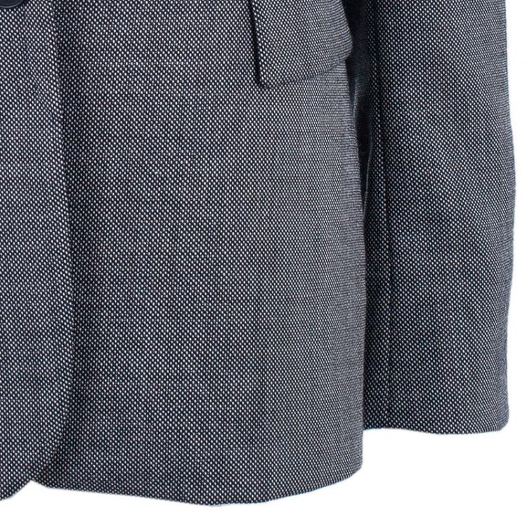 Pre Owned Stella McCartney Grey Shawl Lapel Blazer M