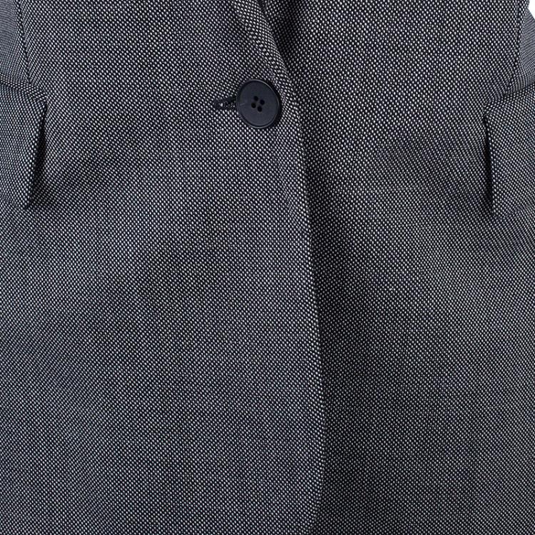Pre Owned Stella McCartney Grey Shawl Lapel Blazer M