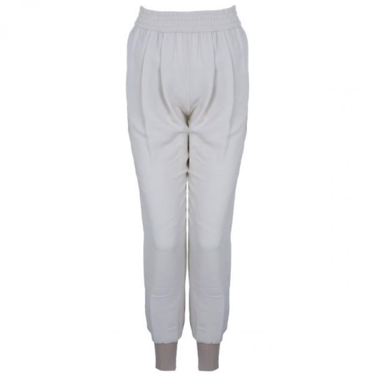 Pre Owned Stella McCartney Beige Casual Pants S