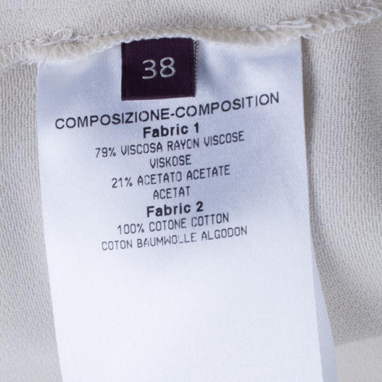 Pre Owned Stella McCartney Beige Casual Pants S