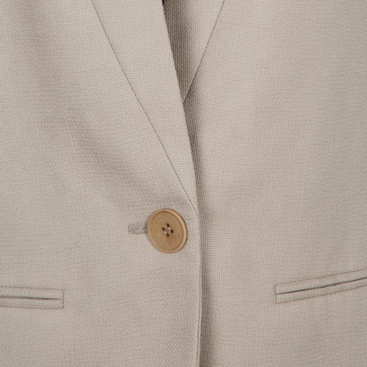 Pre Owned Stella McCartney Beige Pant Suit M/L