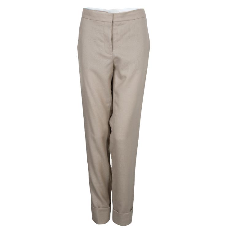 Pre Owned Stella McCartney Beige Pant Suit M/L