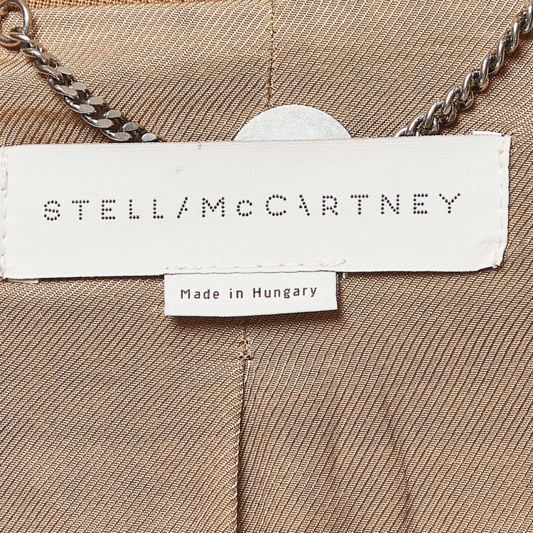 Pre Owned Stella McCartney Brown Wool Single Breasted Blazer M