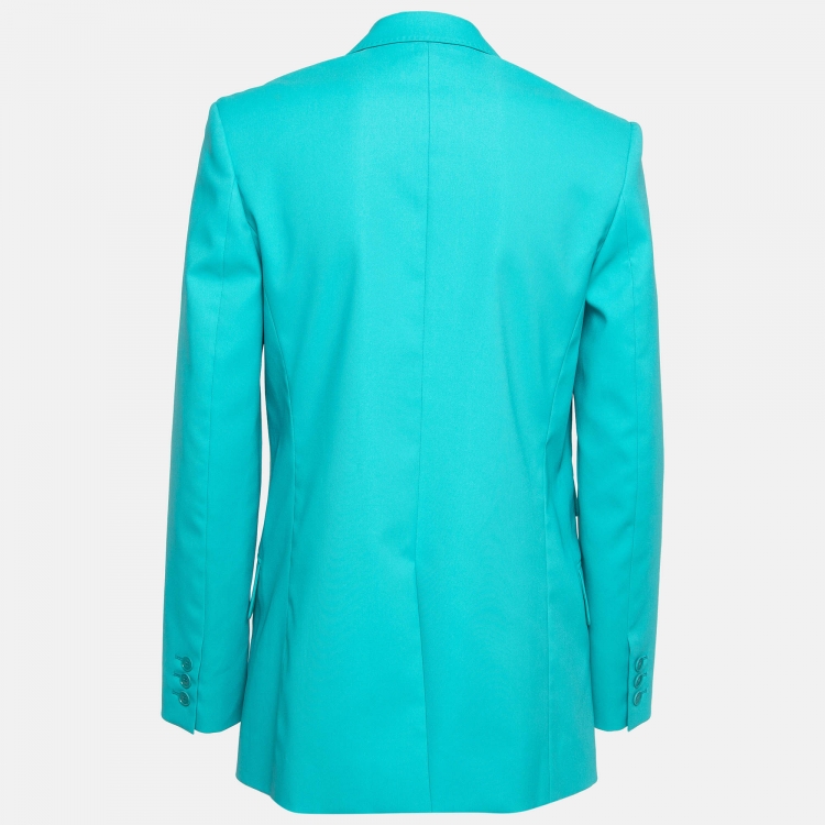 مملوكة مسبقًا Stella McCartney Blue Gabardine Single Breasted Blazer S