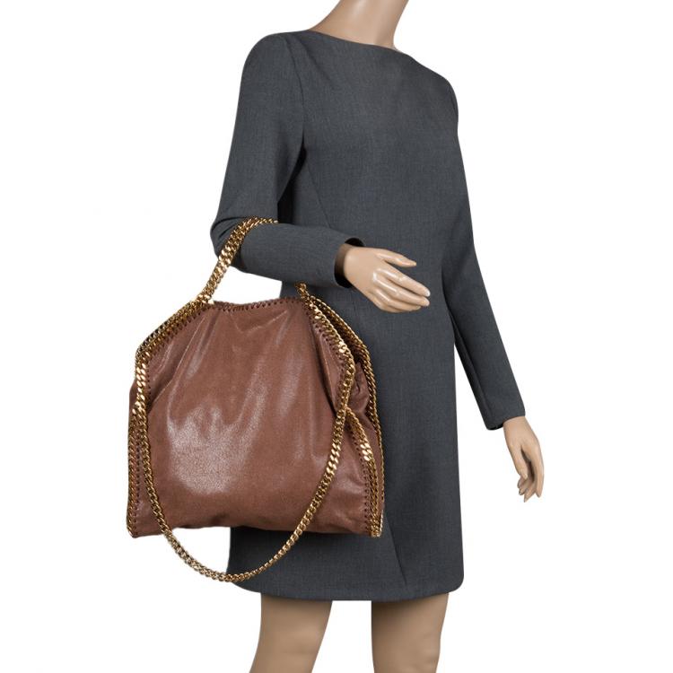 مملوكة مسبقًا Stella McCartney Copper Faux Leather Falabella Tote