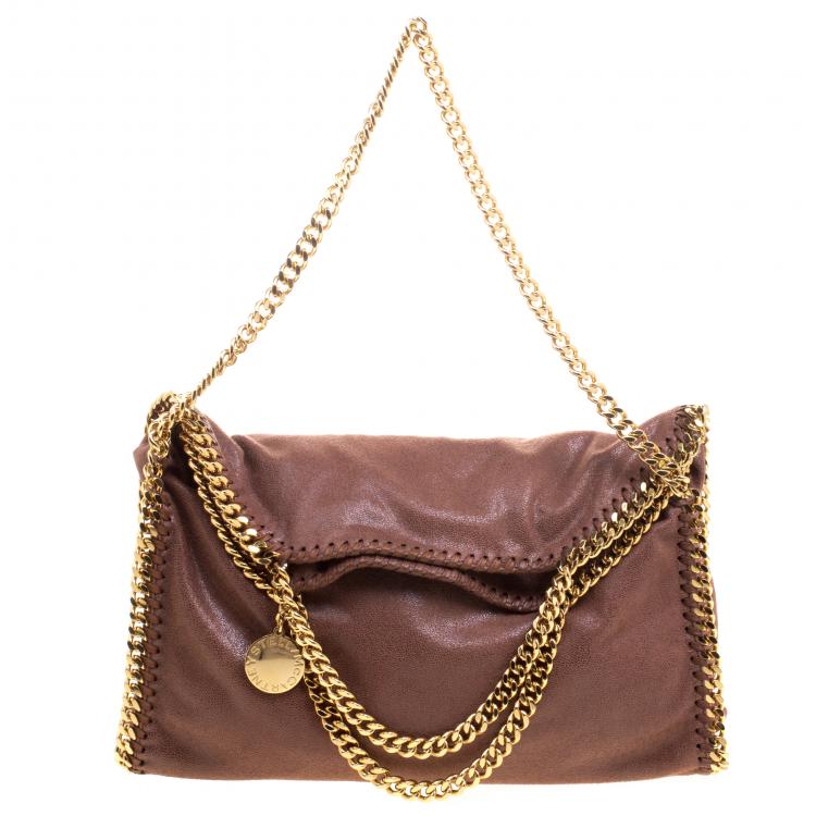 مملوكة مسبقًا Stella McCartney Copper Faux Leather Falabella Tote