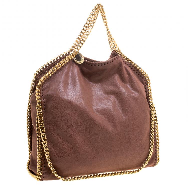 مملوكة مسبقًا Stella McCartney Copper Faux Leather Falabella Tote