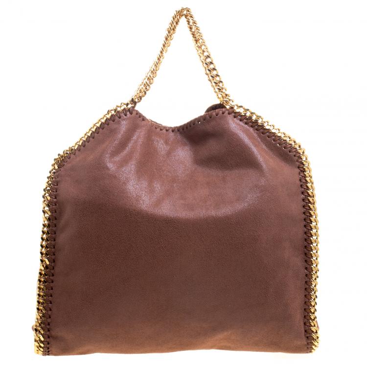 مملوكة مسبقًا Stella McCartney Copper Faux Leather Falabella Tote