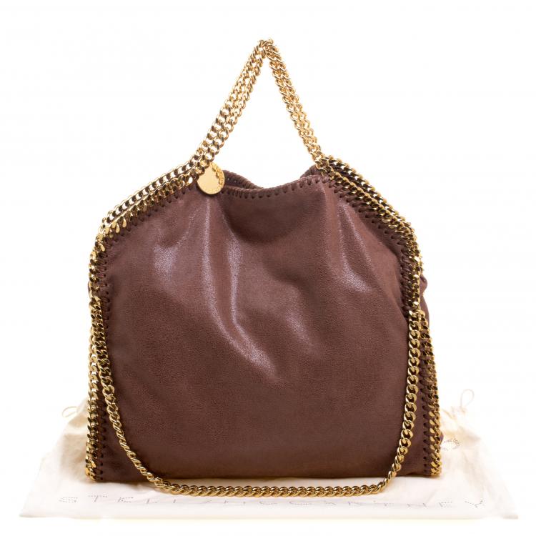 مملوكة مسبقًا Stella McCartney Copper Faux Leather Falabella Tote