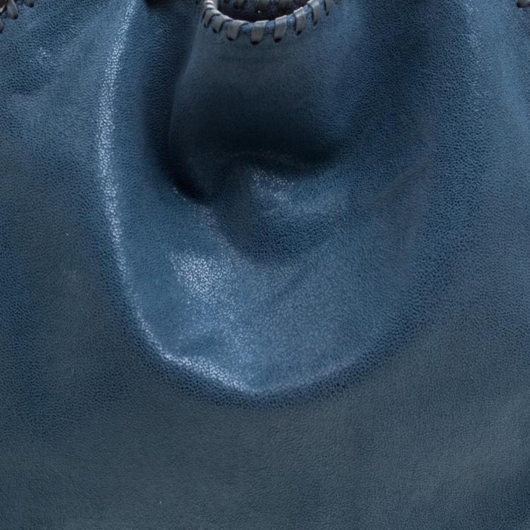 مملوكة مسبقًا Stella McCartney Blue Faux Leather Small Falabella Tote