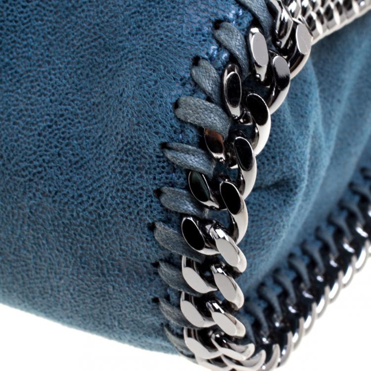 مملوكة مسبقًا Stella McCartney Blue Faux Leather Small Falabella Tote