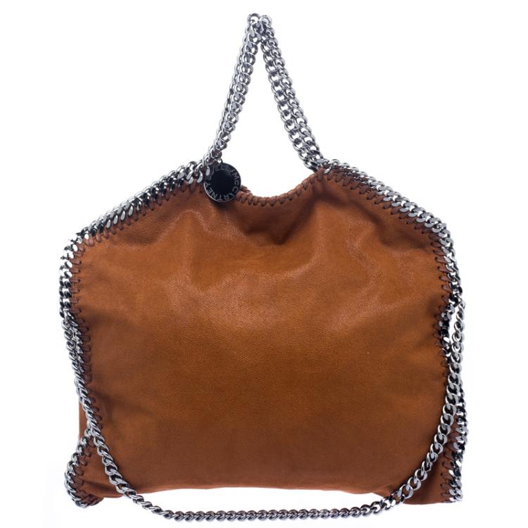 Pre Owned Stella McCartney Brown Faux Leather Falabella Tote