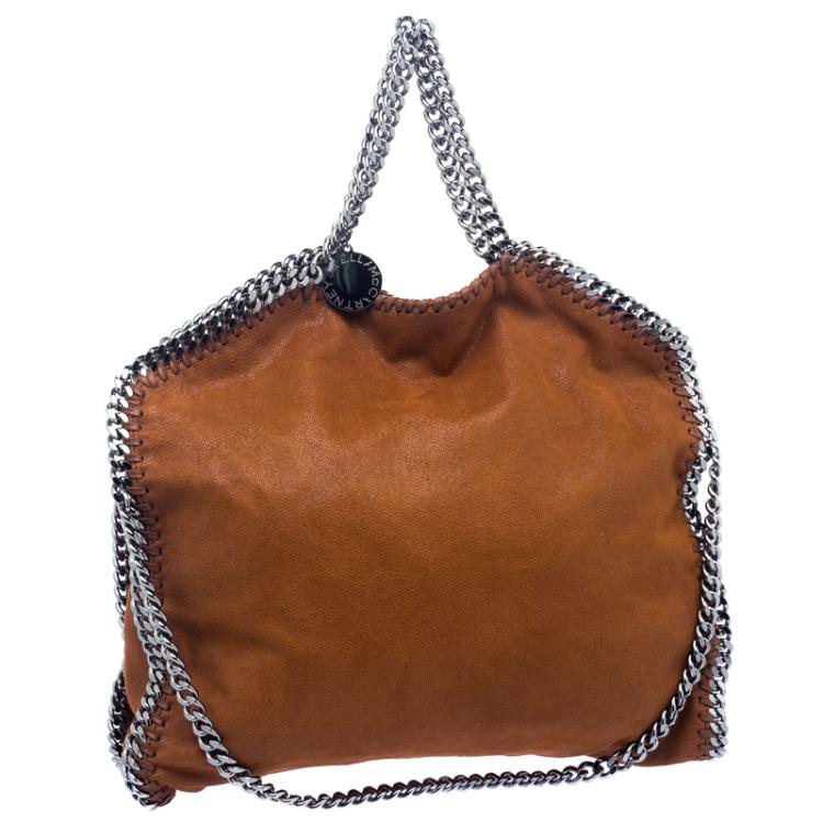 Pre Owned Stella McCartney Brown Faux Leather Falabella Tote
