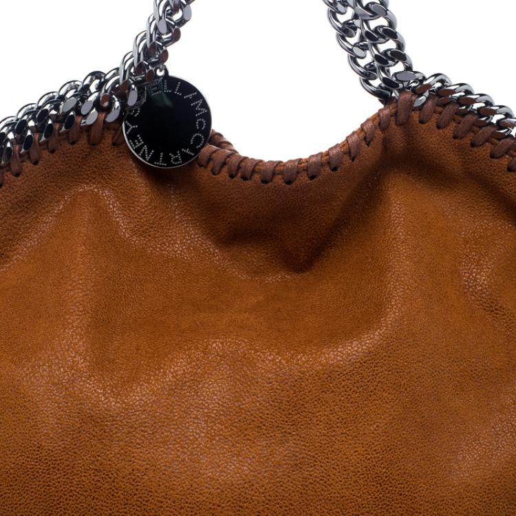 Pre Owned Stella McCartney Brown Faux Leather Falabella Tote