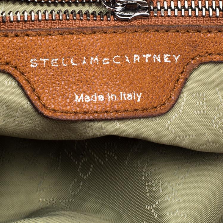 Pre Owned Stella McCartney Brown Faux Leather Falabella Tote
