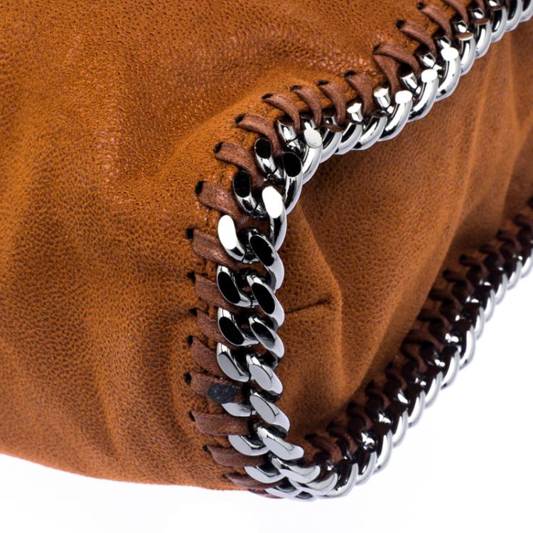 Pre Owned Stella McCartney Brown Faux Leather Falabella Tote
