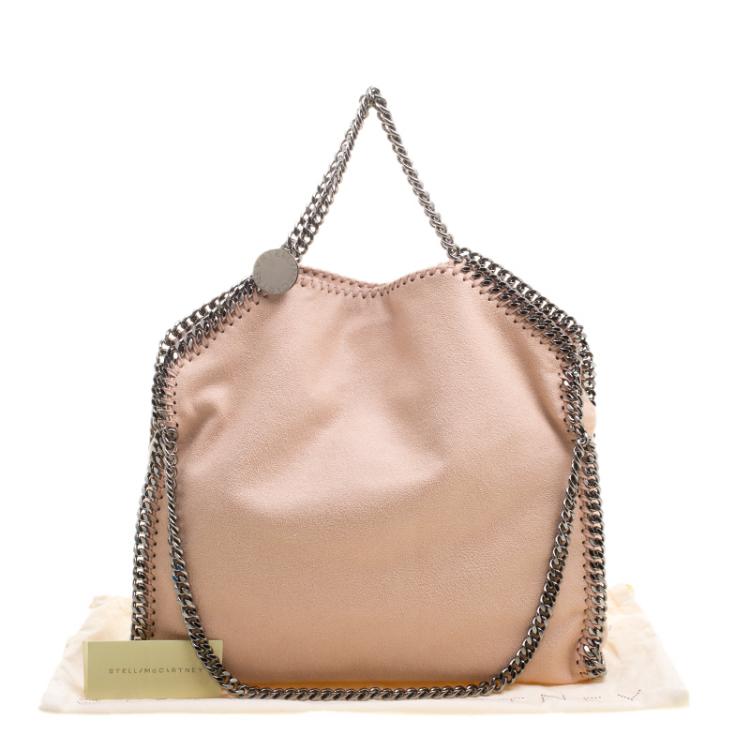 Pre Owned Stella McCartney Powder Pink Faux Leather Falabella Tote