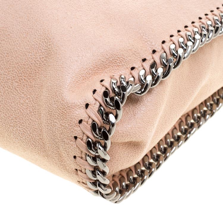 Pre Owned Stella McCartney Powder Pink Faux Leather Falabella Tote