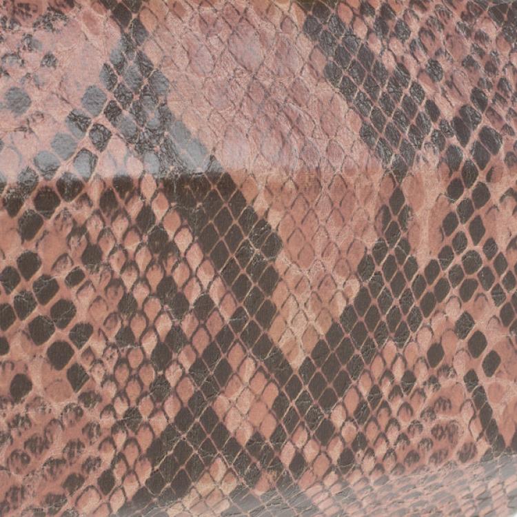 Pre Owned Stella McCartney Pink Faux Python Lucia Clutch