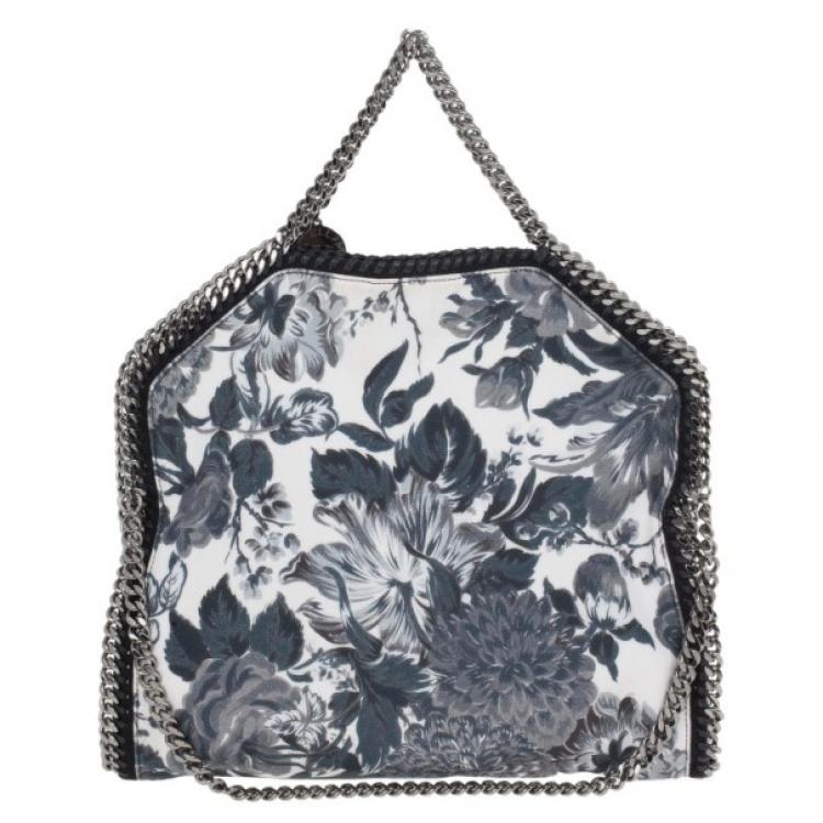 Pre Owned Stella McCartney Floral Canvas Falabella