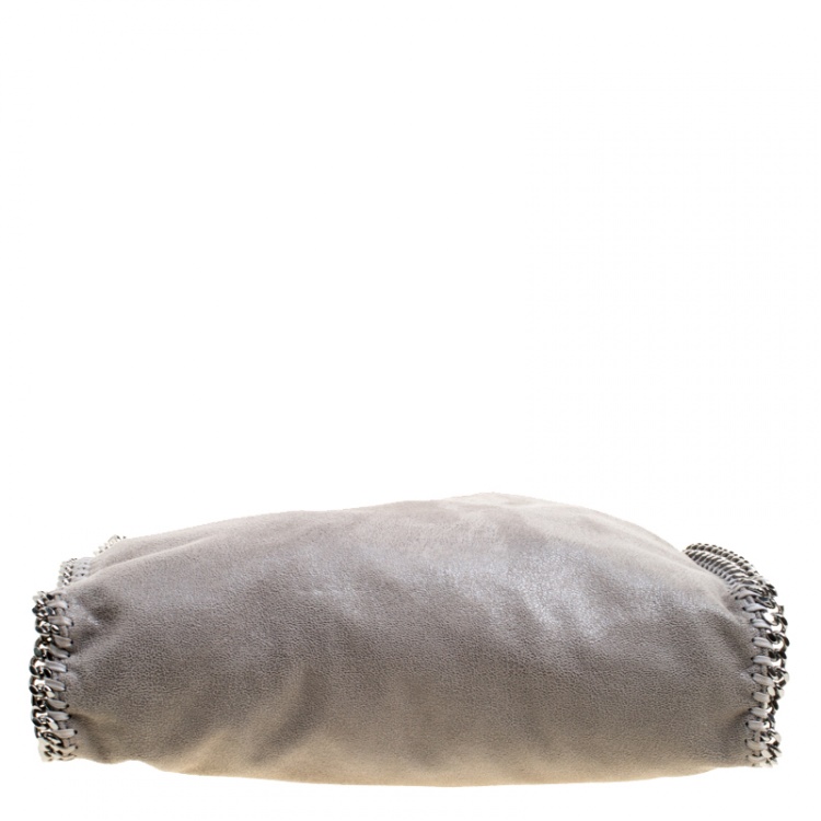 Pre Owned Stella McCartney Grey Faux Leather Small Falabella Tote