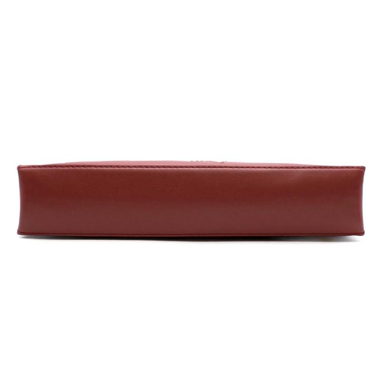 Pre Owned Stella McCartney Two Tone Leather Cavendish Stars Clutch
