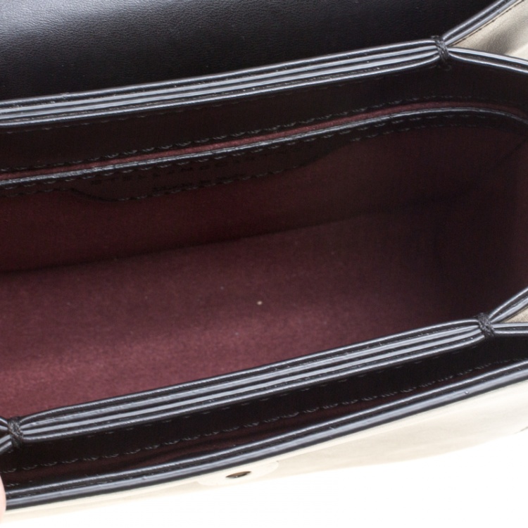Pre Owned Stella McCartney Black Faux Leather Mini Falabella Box Shoulder Bag