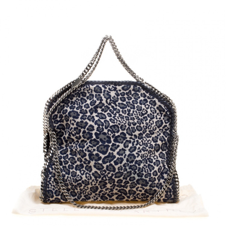 Pre Owned Stella McCartney Multicolor Animal Embroidered Canvas Small Falabella Tote