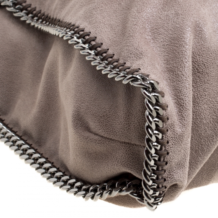 مملوكة مسبقًا Stella McCartney Grey Faux Leather Large Falabella Tote