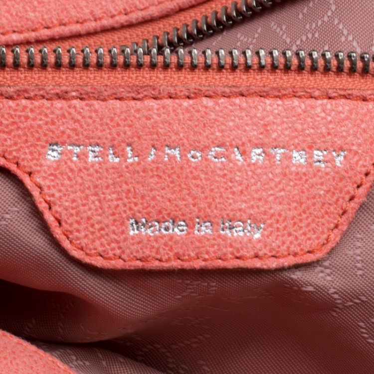 مملوكة مسبقًا Stella McCartney Coral Faux Leather Small Falabella Tote