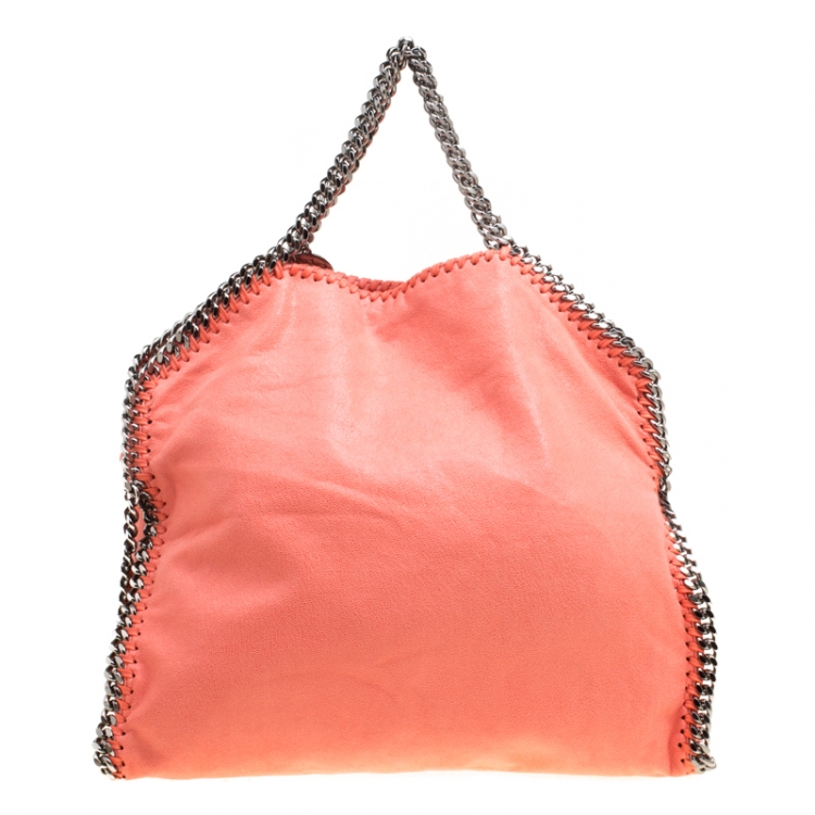 مملوكة مسبقًا Stella McCartney Coral Faux Leather Small Falabella Tote