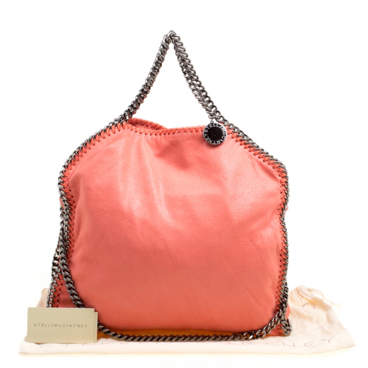 مملوكة مسبقًا Stella McCartney Coral Faux Leather Small Falabella Tote