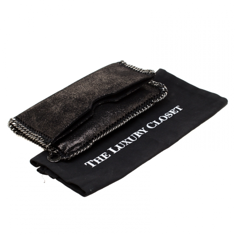 Pre Owned Stella McCartney Black Falabella Clutch