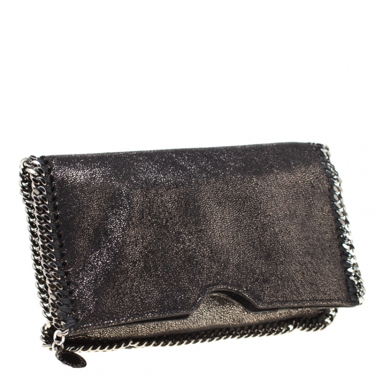 Pre Owned Stella McCartney Black Falabella Clutch