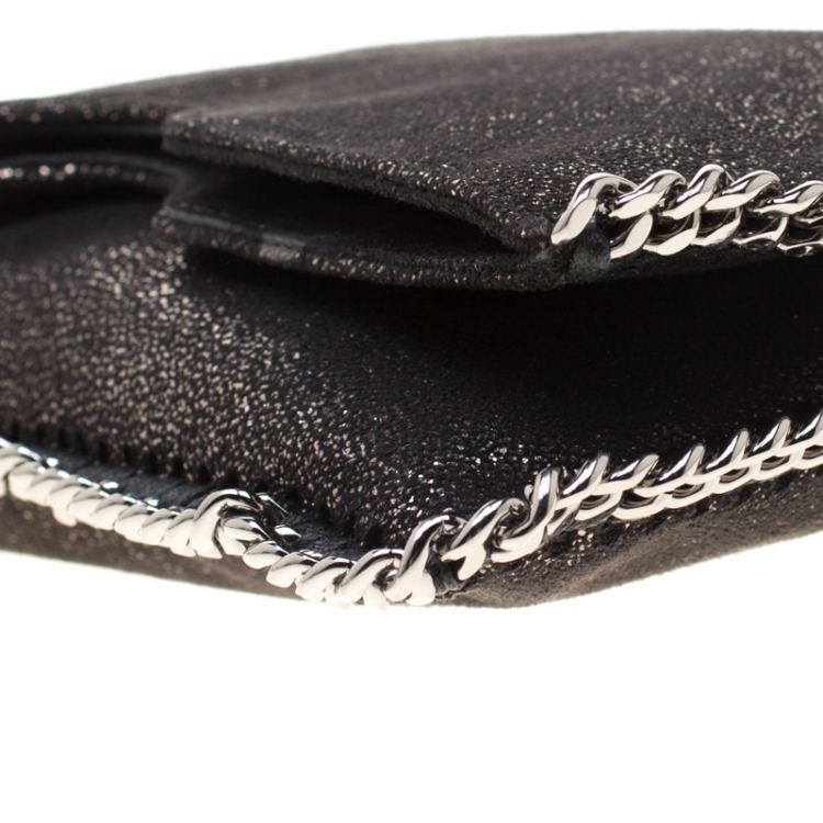 Pre Owned Stella McCartney Black Falabella Clutch