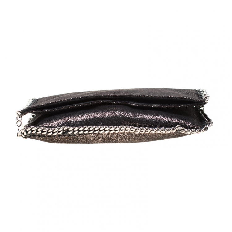 Pre Owned Stella McCartney Black Falabella Clutch