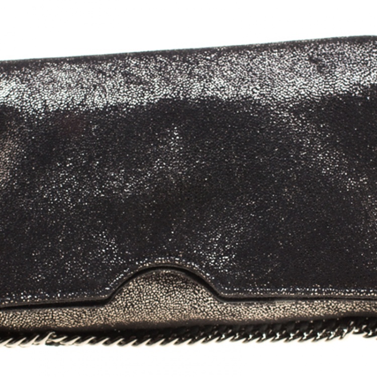Pre Owned Stella McCartney Black Falabella Clutch
