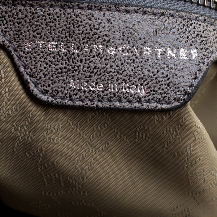 Pre Owned Stella McCartney Grey Faux Leather Small Falabella Tote