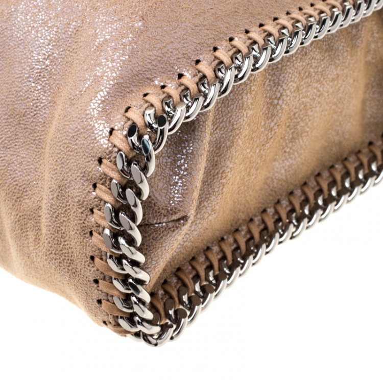 مملوكة مسبقًا Stella McCartney Beige Faux Leather Small Falabella Tote