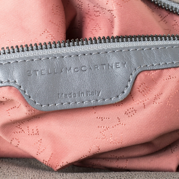 مملوكة مسبقًا Stella McCartney Grey Faux Leather Falabella Chain Tote